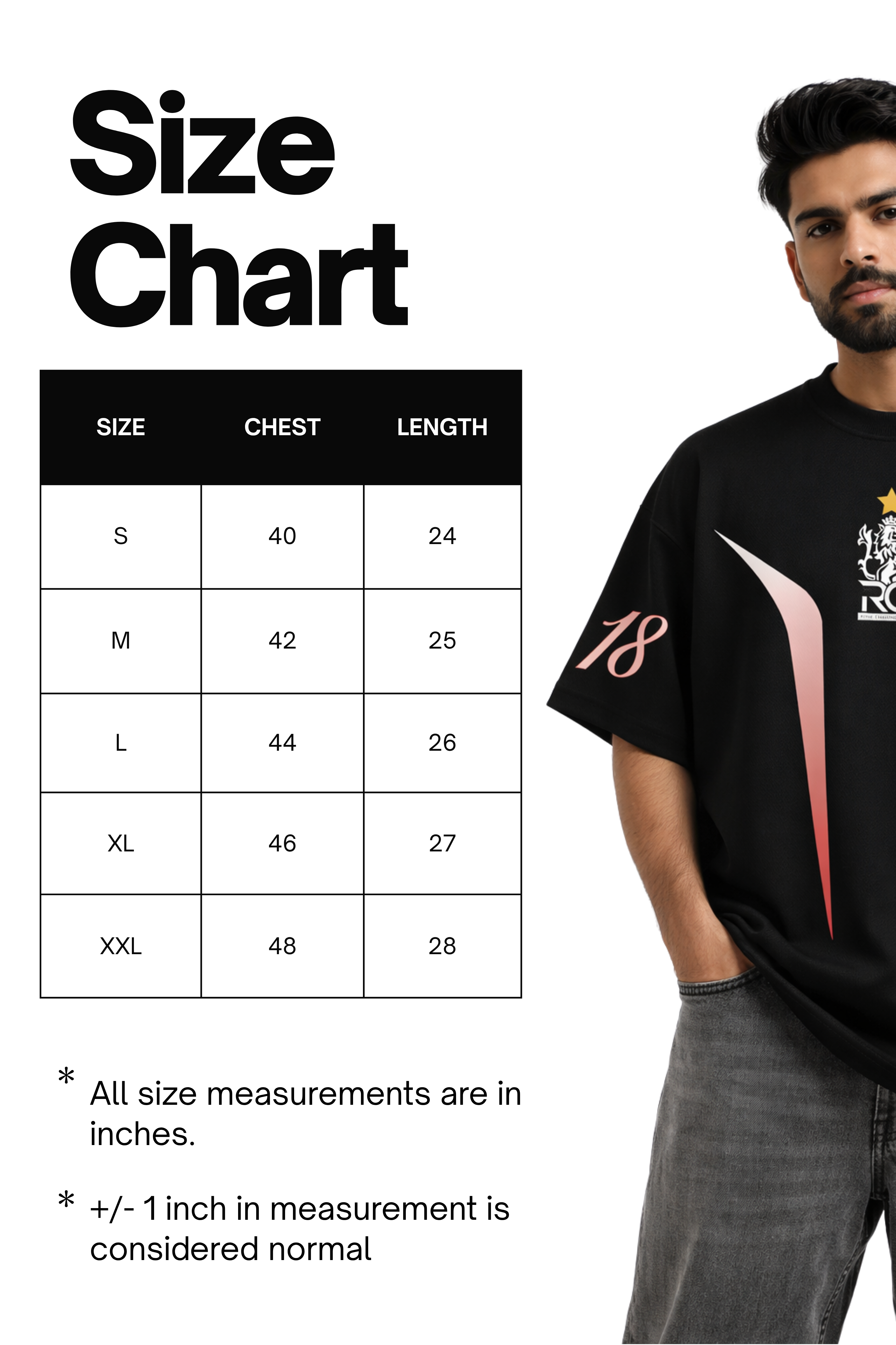 RCB Legacy Oversized Tee